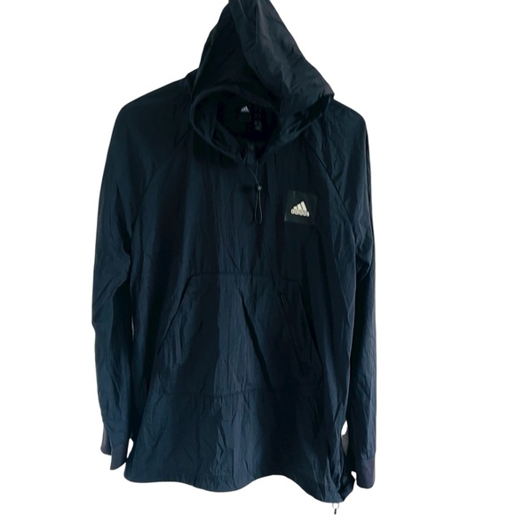 adidas Other - Adidas Men's Black Light Weight Hooded Jacket